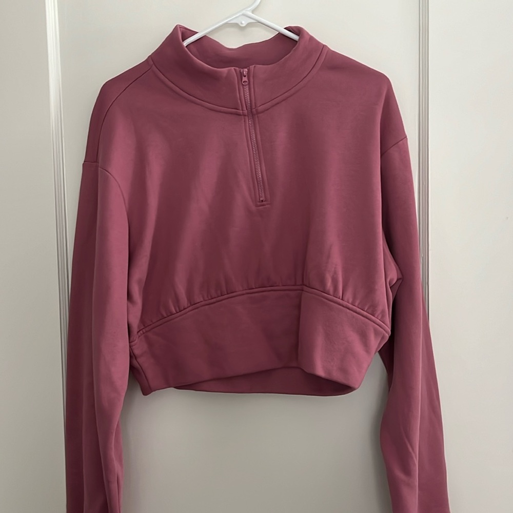 NWT La hearts pink zip up